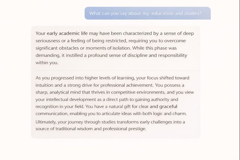 Education insights chat