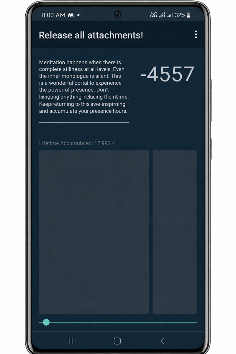 MeditateStar - Meditation Interface