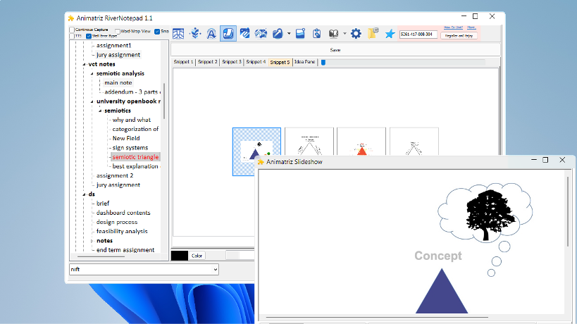 Screenshots and images saved as standalone notes for visual reference