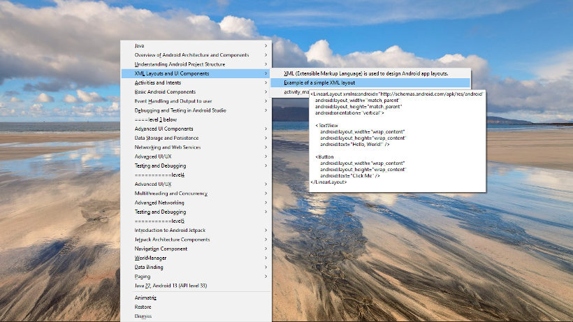 WriteAssist: Coding and interview on-demand information display
